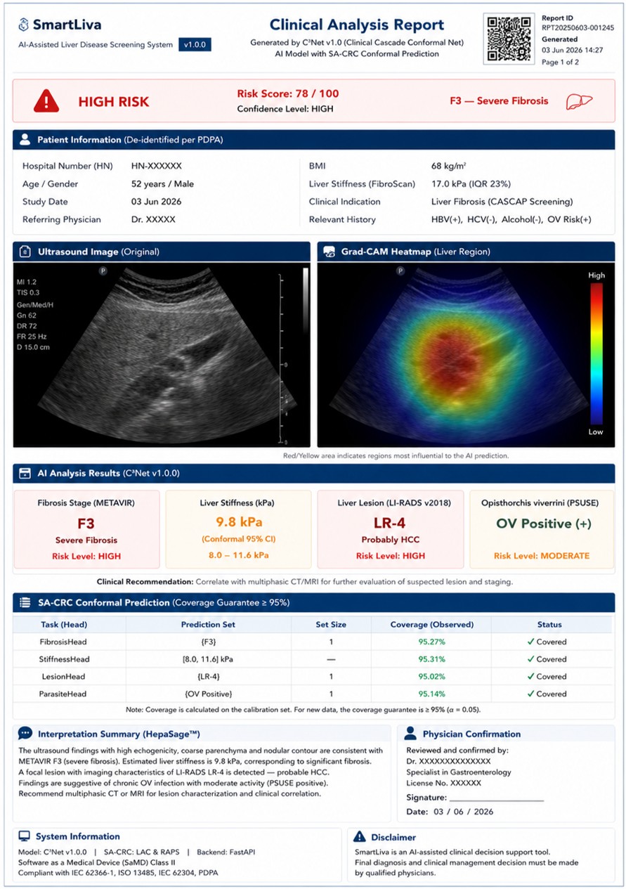 SmartLiva Clinical Analysis Report